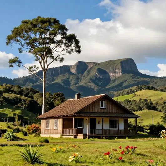 Chalé Rural: Um Refúgio no Coração da Natureza