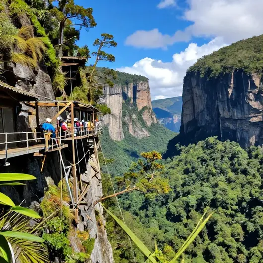 Tirolesa dos Cânions: Aventura nas Alturas
